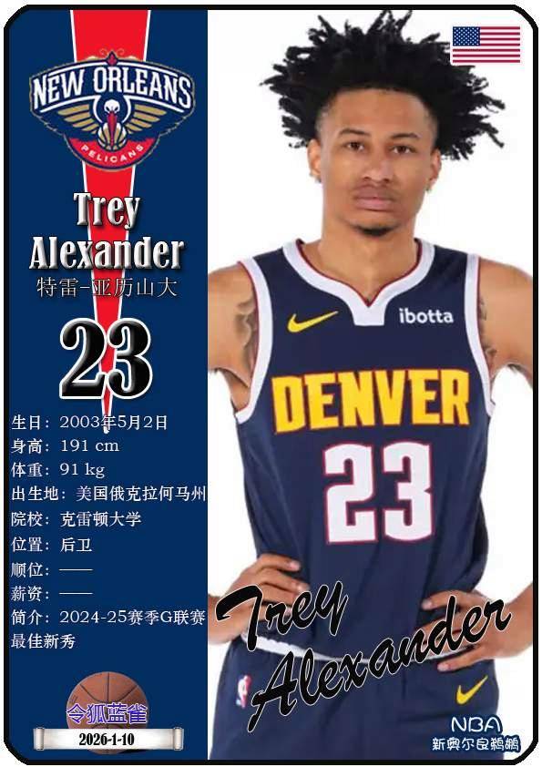 今晨新奥尔良鹈鹕调整名单以备法国杯；单刀错失环节打磨；话题不断；年轻球员得到机会(德布劳内最新消息今天)-问鼎娱乐